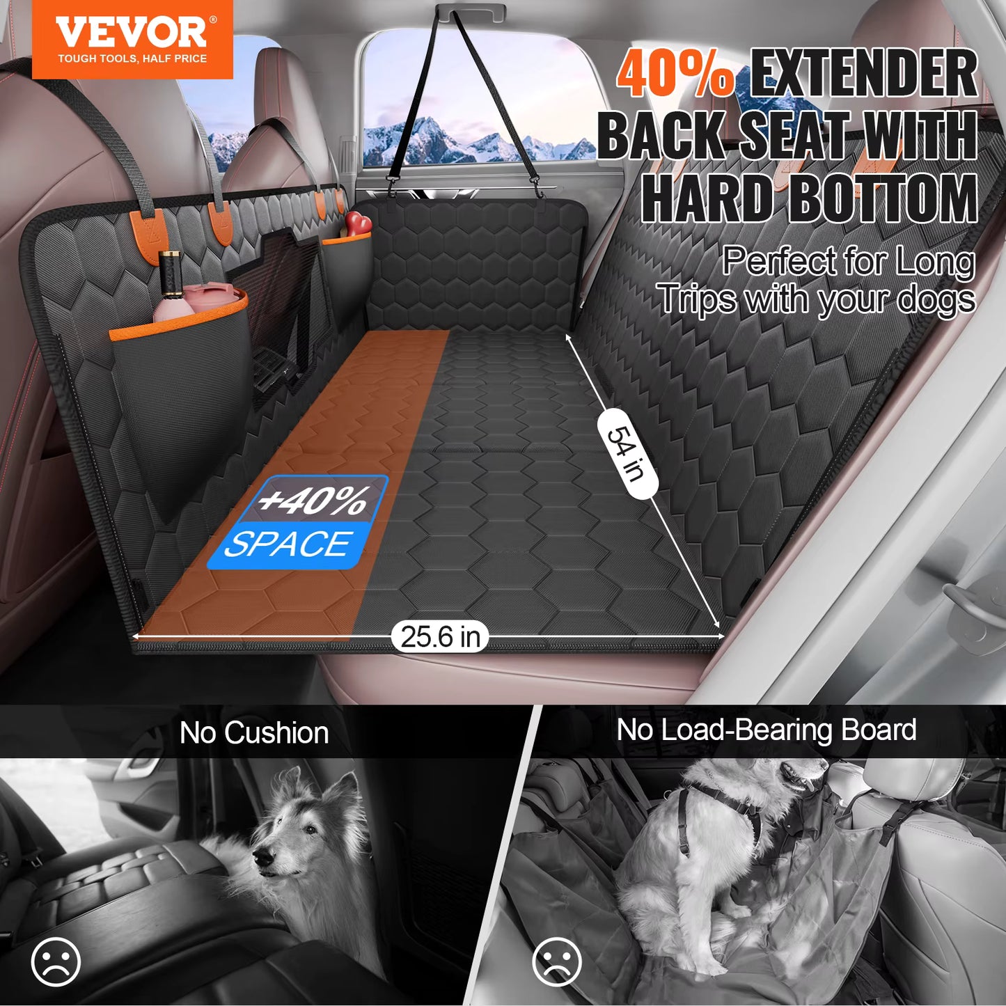 Ride Paws™ Back Seat Dog Bed & Hammock