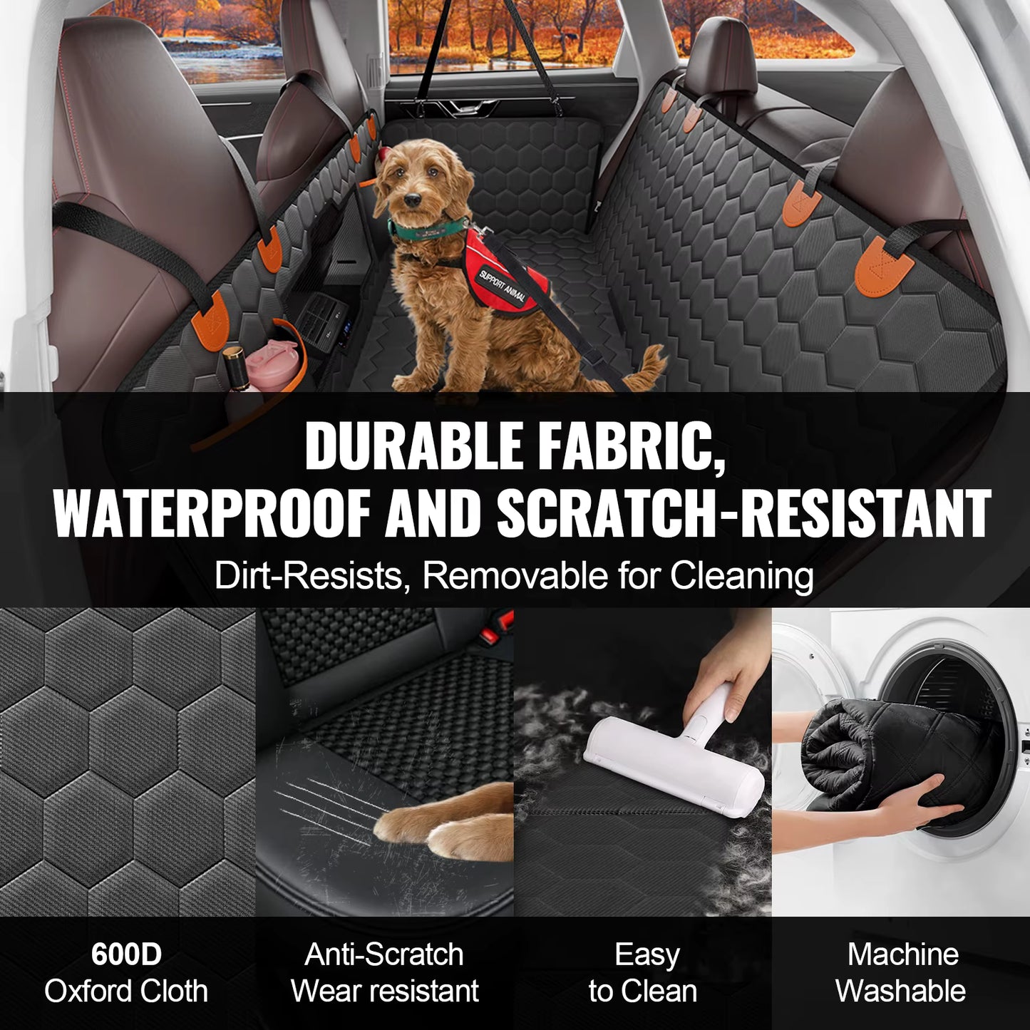 Ride Paws™ Back Seat Dog Bed & Hammock